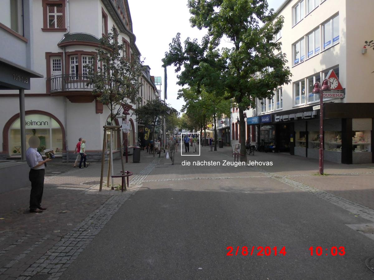 Clearing up Jehovah's Witnesses in Speyer and Wiesloch